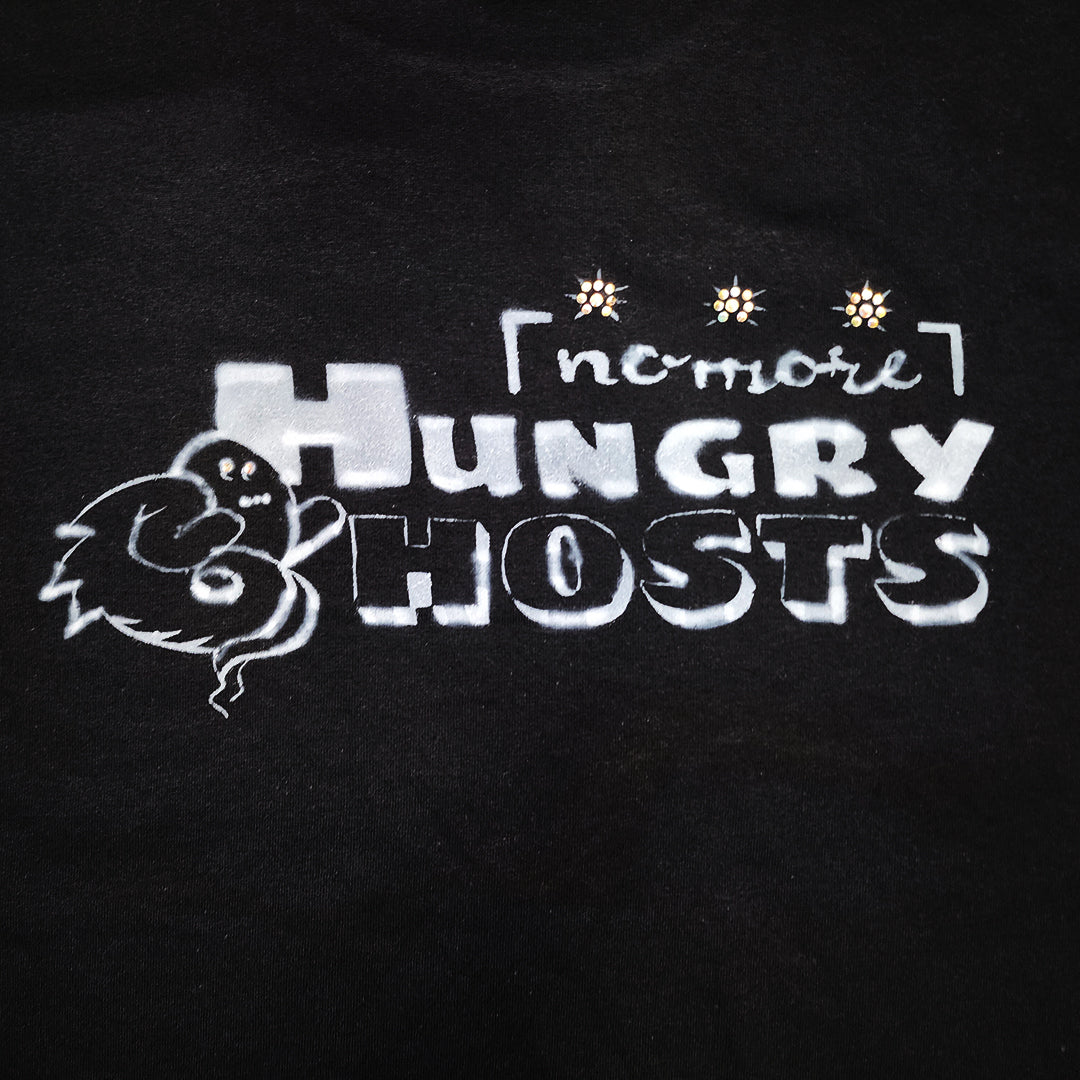 Hungry Ghost Airbrushed Shirt (BLING BLING)