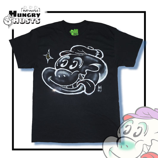 Hungry Ghost Airbrushed Shirt (BLING BLING)