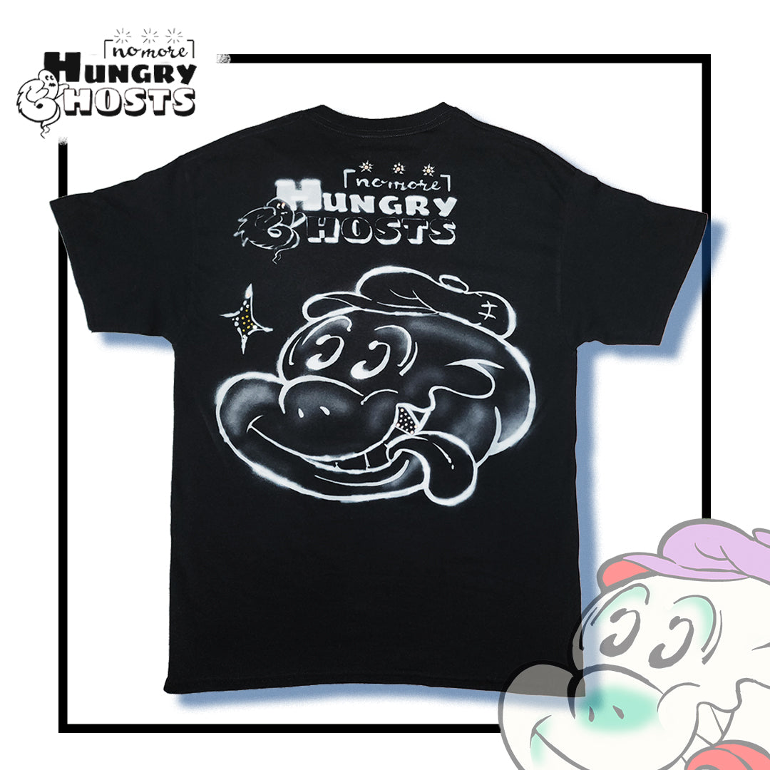 Ghost Tweety Bird Hello Kitty Airbrushed T-Shirt (BLING BLING)